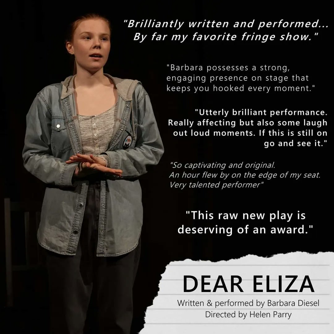 The brilliant &amp; critically acclaimed <a href="/DearElizaPlay/">Dear Eliza Play</a> returns to <a href="/kingssalford/">The Kings Arms</a> for <a href="/GMFringe/">Greater Manchester Fringe</a> 2024 - Saturday July 13th (7pm) &amp; Sunday July 14th (6pm)

Some tickets still available.
greatermanchesterfringe.co.uk/events/dear-el…

Images taken in dress rehearsal: #shayrowanphotography 
#gmfringe #theatre