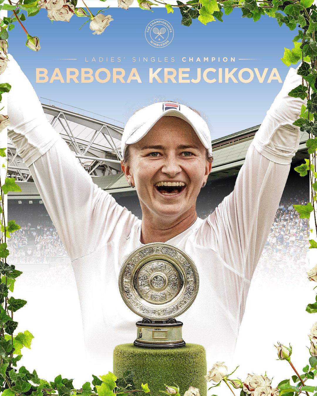 Wimbledon X Breathtaking. Brilliant. Barbora. Barbora Krejcikova is the 2024 Ladies Singles Champion Wimbledon https t Xz0jjezO89 X