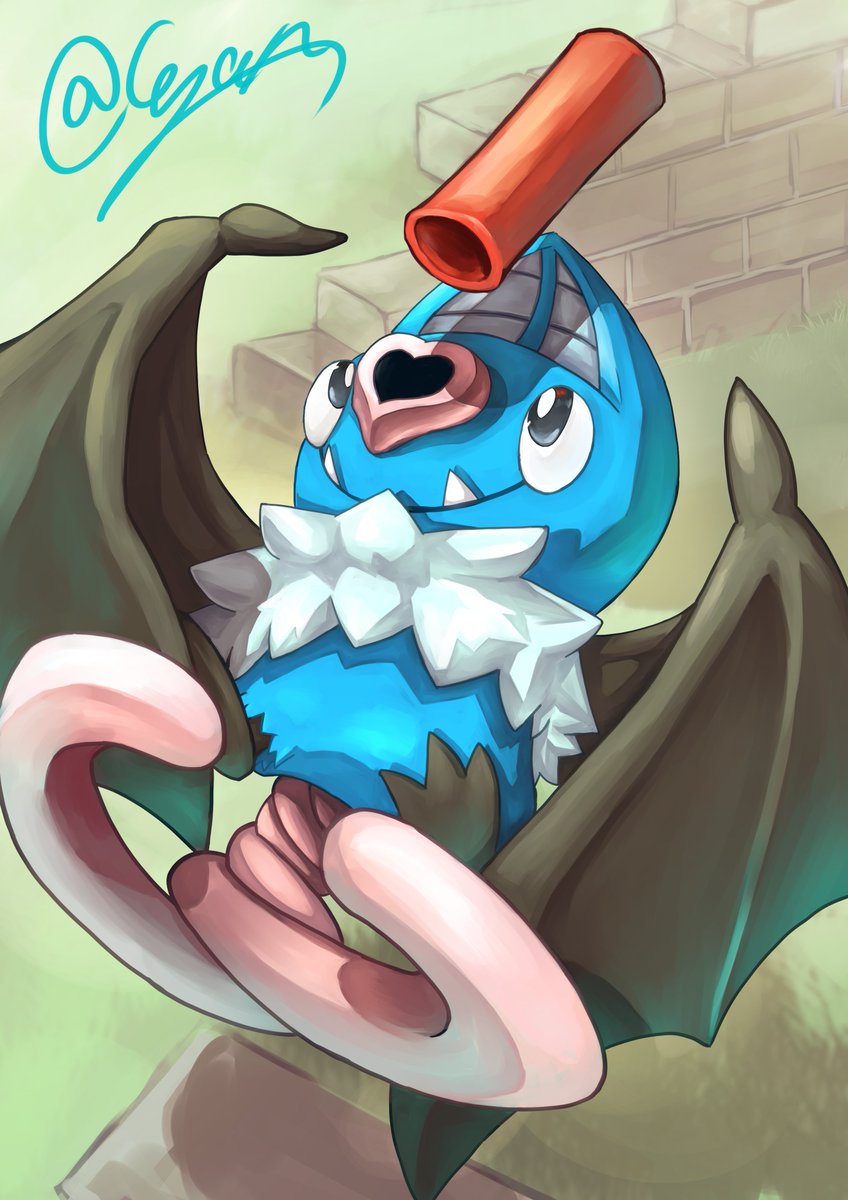 cyan449's tweet photo. #ココロモリ #Swoobat の
バトンタッチ！　　　　　▼ https://t.co/X8Cyg2NUEV