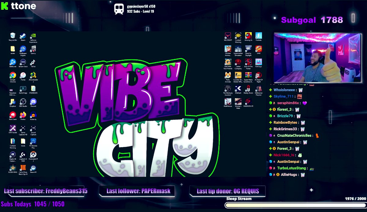 Last night was unbelievable and was a night that I’ll never forget. 932 sub train, 1045 subs on the night, Front Page on kick, lots of new people…. I woke up this morning still in disbelief. I don’t even know what to say… I just really appreciate every single one of you man. ❤️