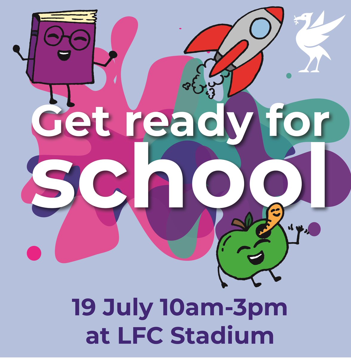 Want to help children start school with a smile? 😊 
Come to our ‘Get ready for school’ event. There's fun activities which promote learning and great tips for parents so starting school is a big success!
Fri, 19 July
10-3pm - Anfield Stadium  
More here: bit.ly/4bGzSlN