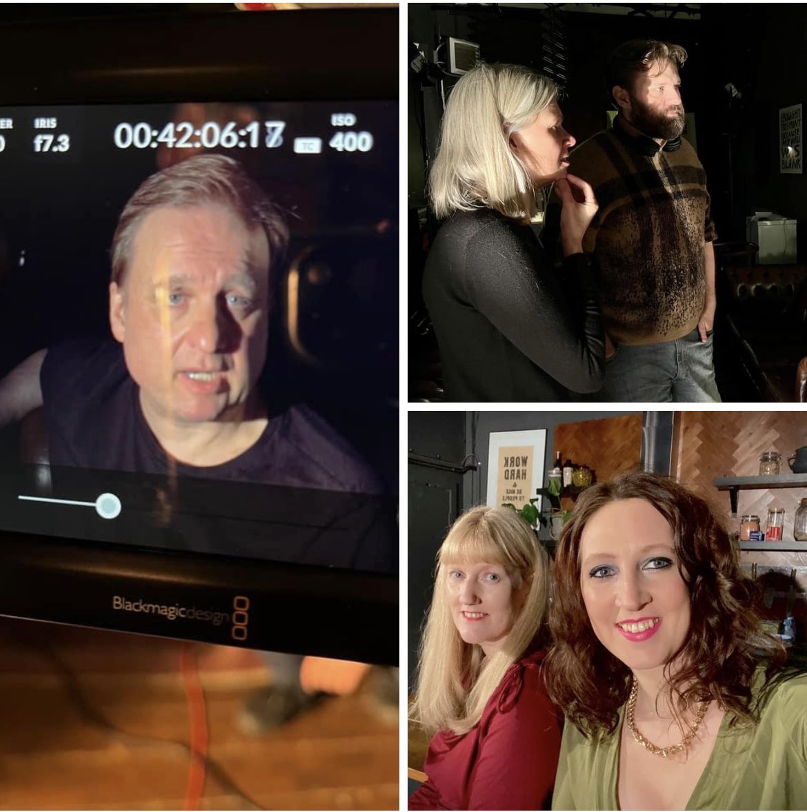 irvingact3's tweet photo. Very much looking to working with these actors again next week on #DJKill in North London @oakes_caroline @zuzatehanu @arsandell @trispretty https://t.co/1DFp0wuNM1
