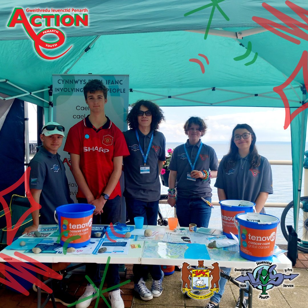 vysvale's tweet image. 🏴󠁧󠁢󠁷󠁬󠁳󠁿 #PYA wedi cael prynhawn gwych yng Ngŵyl Haf Penarth. #PigoSbwrel #CodiArian #YsbrydCymunedol 

🇬🇧 #PYA have had a great afternoon at Penarth Summer Festival. #LitterPick #Fundraising #CommunitySpirit 

☀️☀️☀️

@gpgpenarth @PenarthCouncil @tenovuscancer