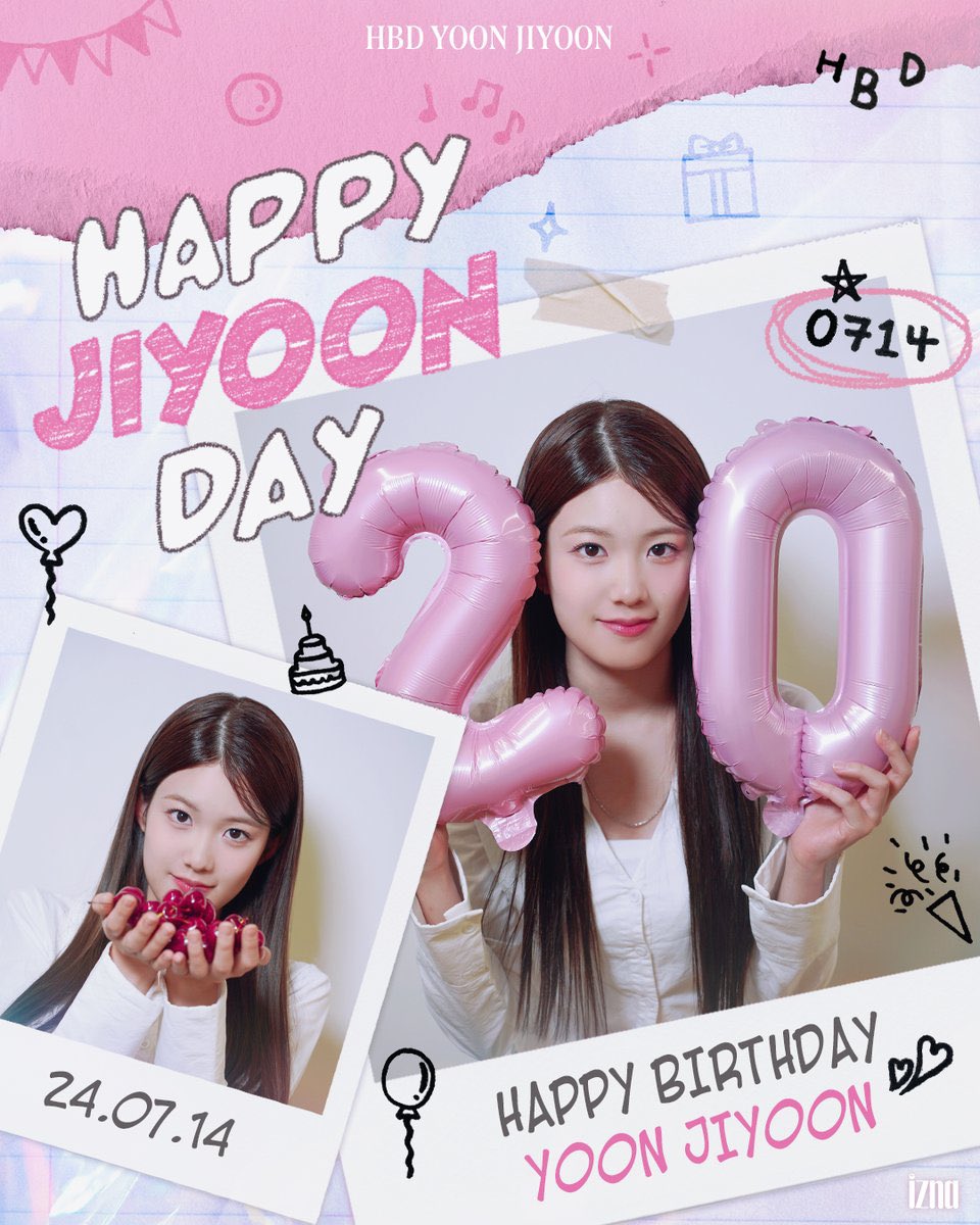 iznaglobals's tweet photo. [240714] @/izna_offcl UPDATE 

HAPPY JIYOON DAY

‘Happy Birthday to Jiyoon’ 

#HappyJIYOONDay
#YOONJIYOON #윤지윤 
@izna_offcl https://t.co/iaCjeFyrKO