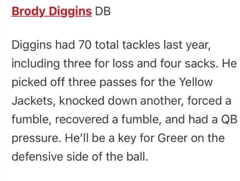 DigginsBrody's tweet photo. Thanks to @PrepRedzone for the write up can’t wait to compete this year.
@Jared_Ensley50 @CoachYoung59 
@GreerRecruits https://t.co/gwWhmG8mNz
