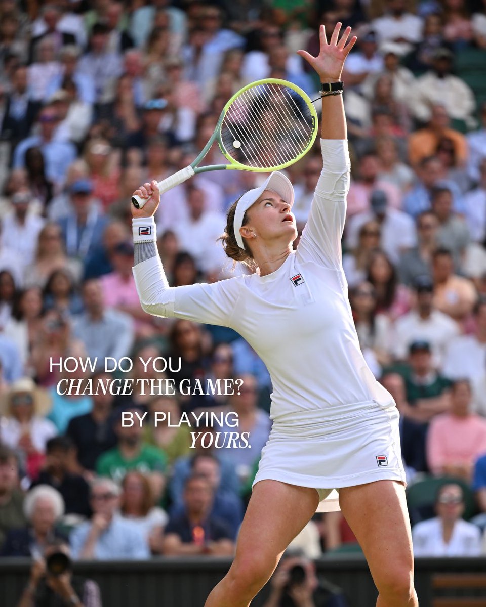 Winning in a style all her own. 

Congratulations on your 1st Singles Title in London and 12th Grand Slam <a href="/BKrejcikova/">Barbora Krejcikova</a>. 

#filatennis