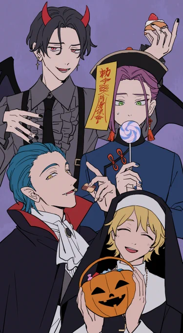 ハロウィンイベ欲望絵(とても気が早い) 