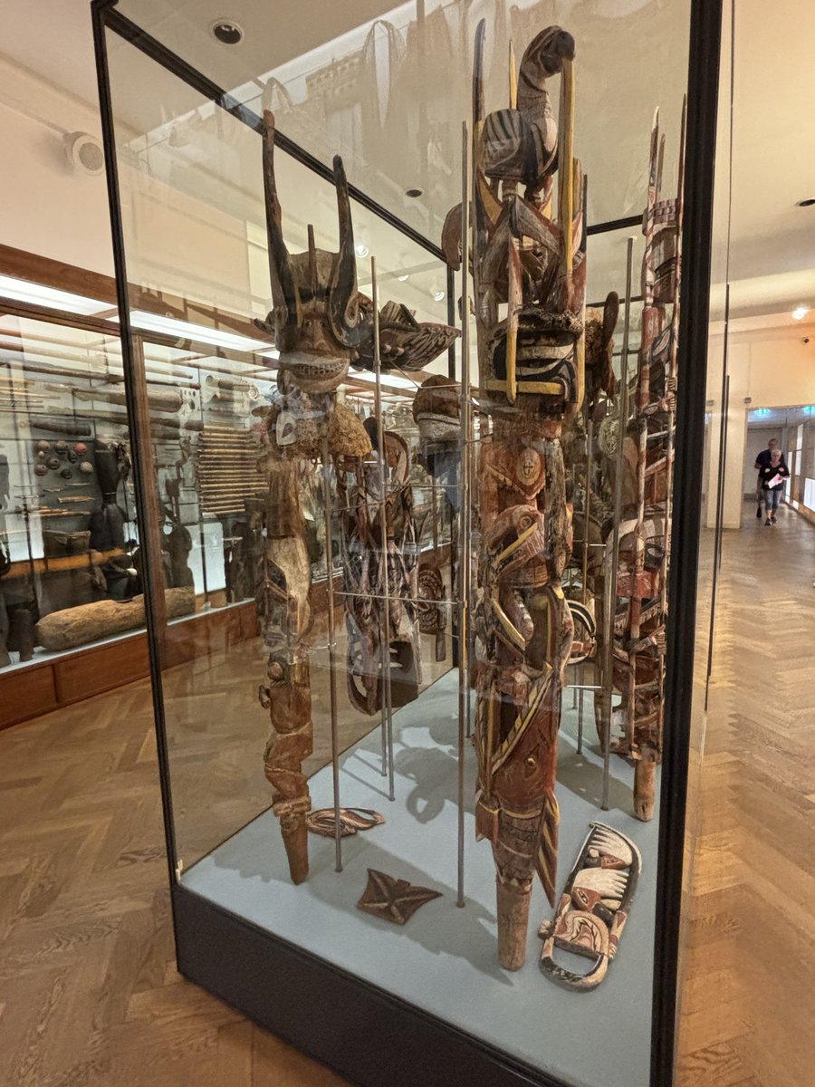 The Melanesian room at The National Museum of Denmark in Copenhagen