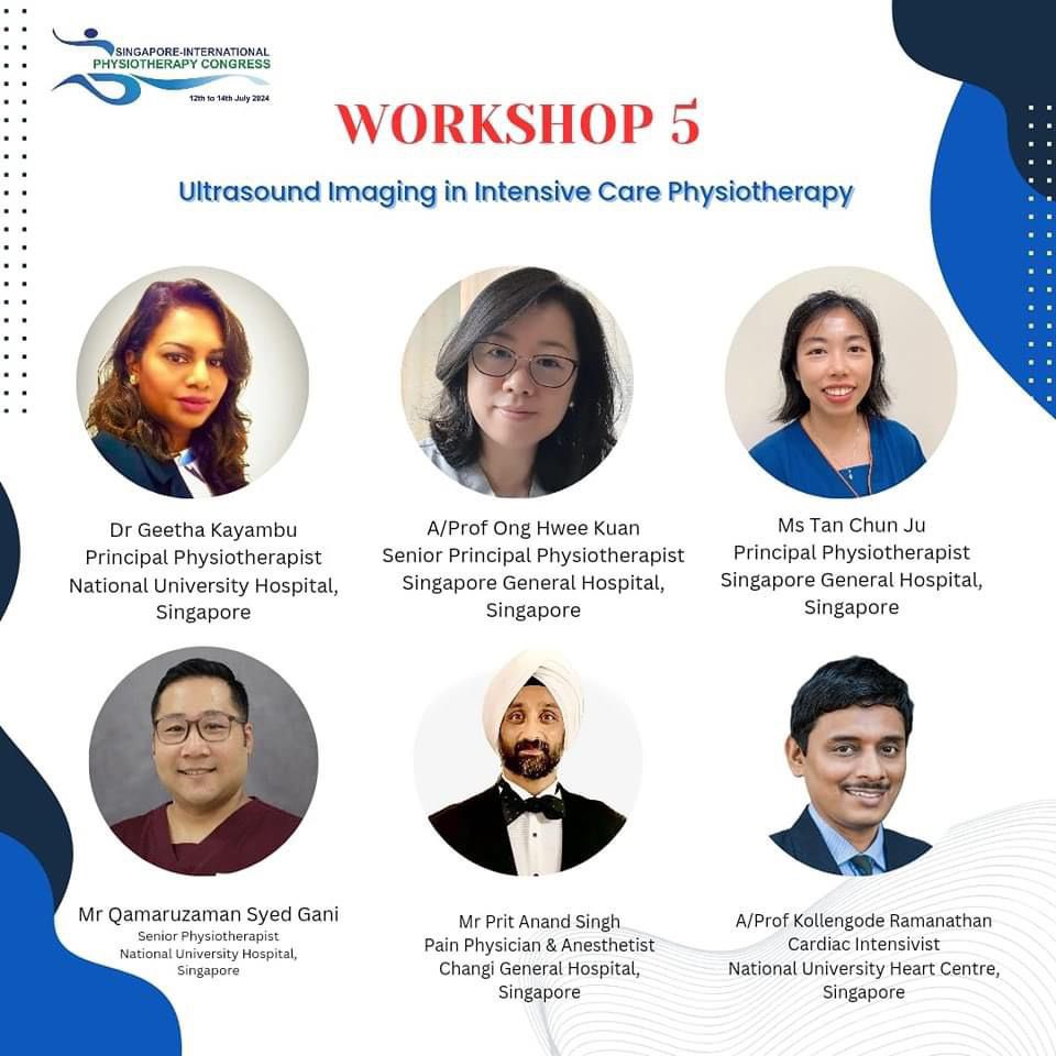 Pre congress ICU ultrasound workshop completed! Positive feedback and great team of facilitators! #rehab #icuphysio