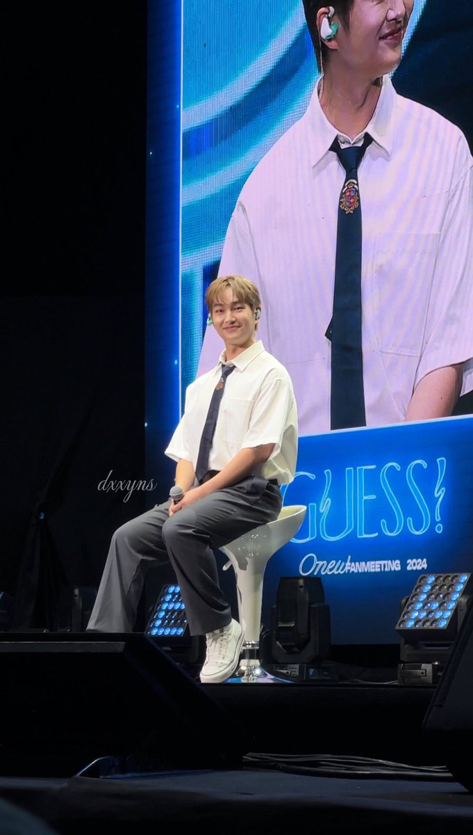 dxxyns's tweet photo. 240713 ONEW <GUESS ! > FANMEETING IN TAIWAN

미소 천사 이진기✨🩵
#ONEW #ONEW_GUESS #온유 https://t.co/dLy7trb8EM