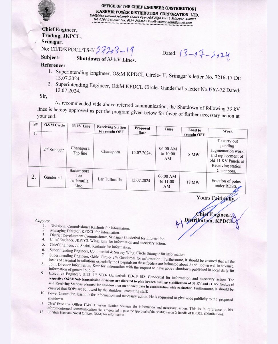 KPDCL CIRCLE GANDERBAL tweet media