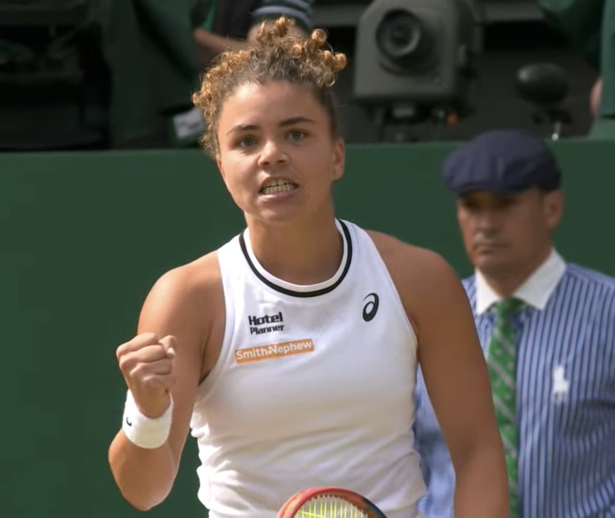 Peccato #JasminePaolini grande comunque <a href="/Wimbledon/">Wimbledon</a>