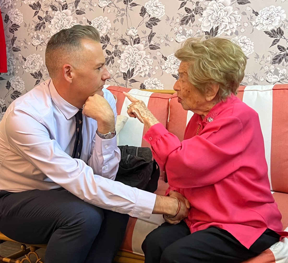 I got to interview Dr. Ruth in Feb 2023. She was hilarious, sharp &amp; specific. Here she is telling me exactly what to ask her during the interview. Obvi, I did as instructed. Game changer. Grateful I got to meet her. She passed yesterday at 96 years old. Bravo, Doctor. 🩷 #DrRuth