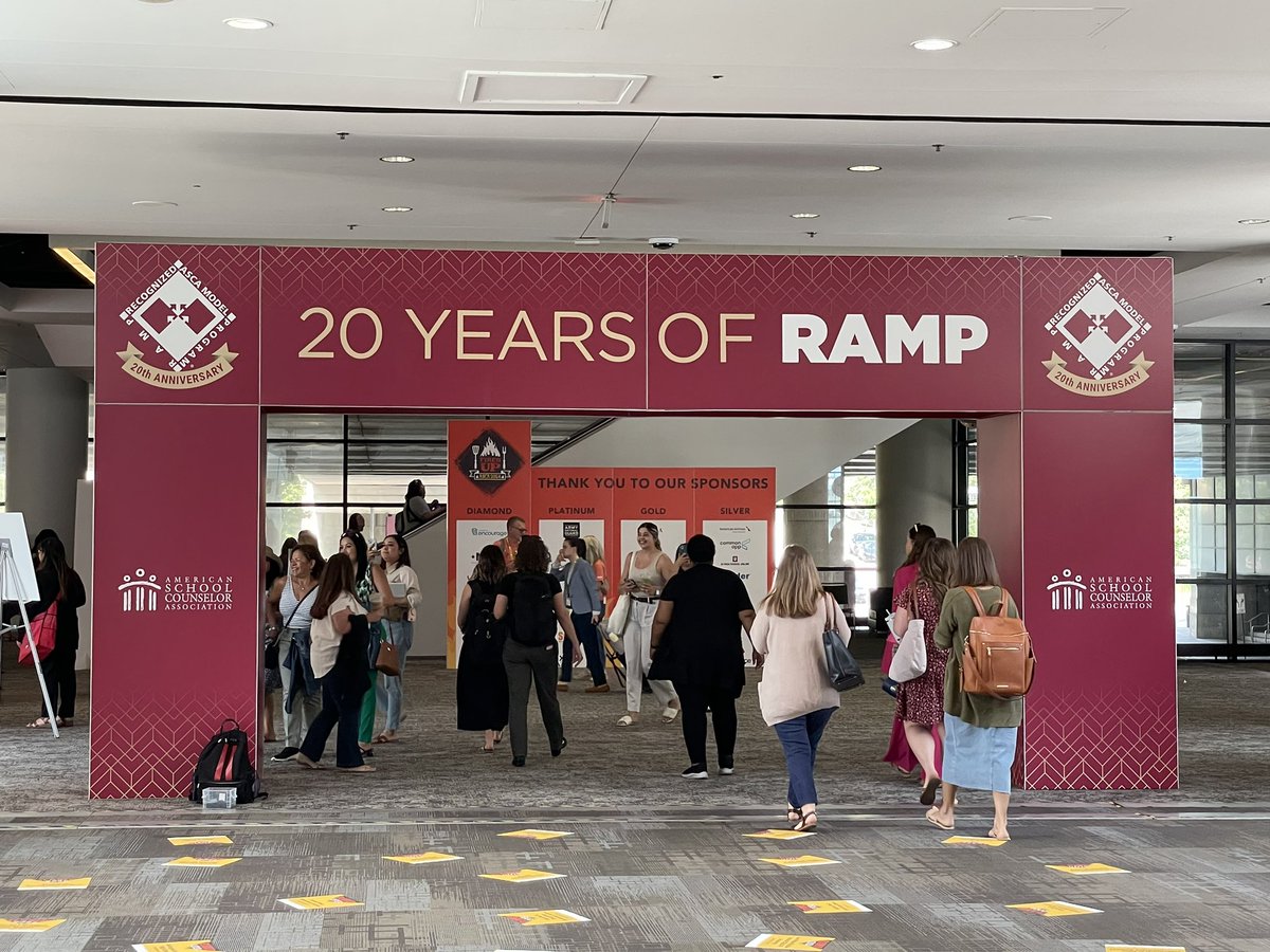 DWilliamsASCA's tweet photo. 20 years of RAMP with over 1300 schools and 48 states!! https://t.co/8qO7s8UibW