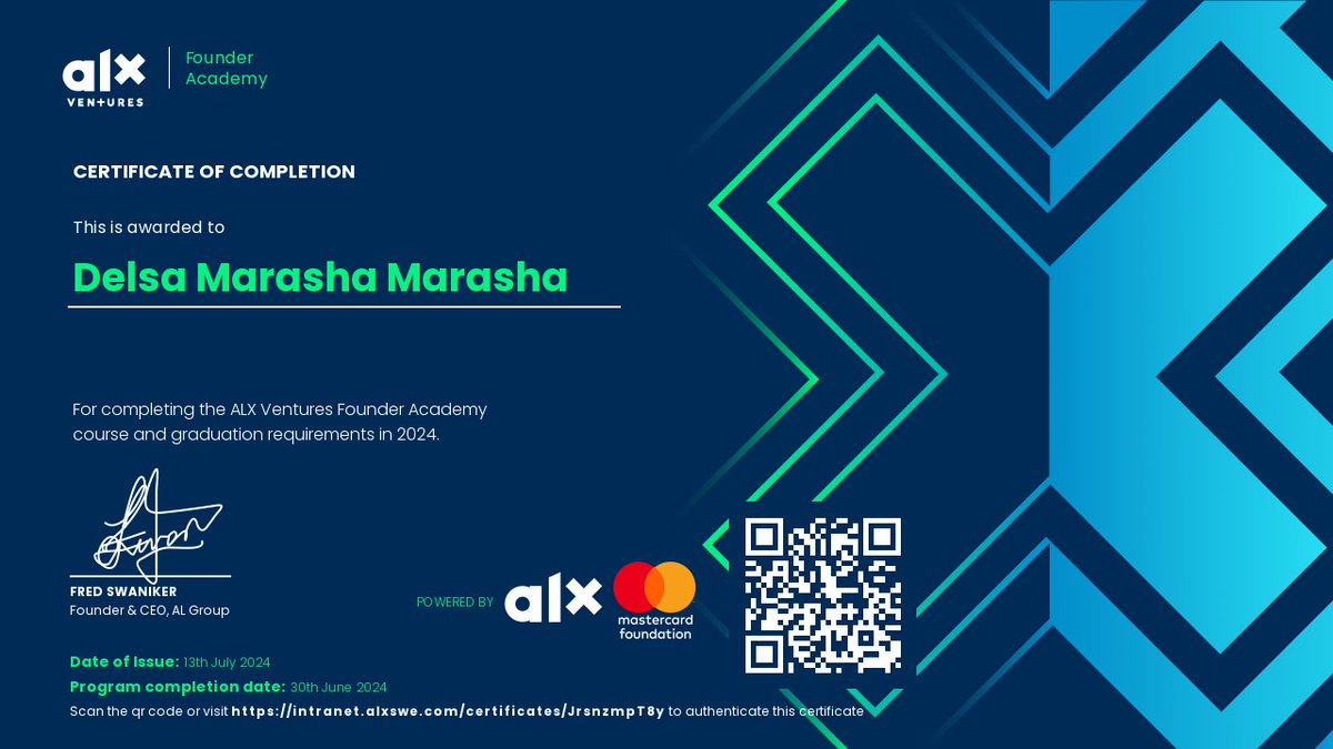 marasha_delsa's tweet photo. Excited to announce that I've completed the 12-week ALX Ventures Founder Academy! 🎓🚀 The program was transformative, and I'm thrilled to apply what I learned to my startup, MindWell Connect, focused on mental wellness. Huge thanks to the ALX team! #ALXVentures #Entrepreneurship https://t.co/VCNo1Tddm1