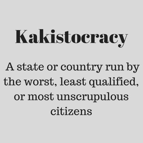 Kakistocracy