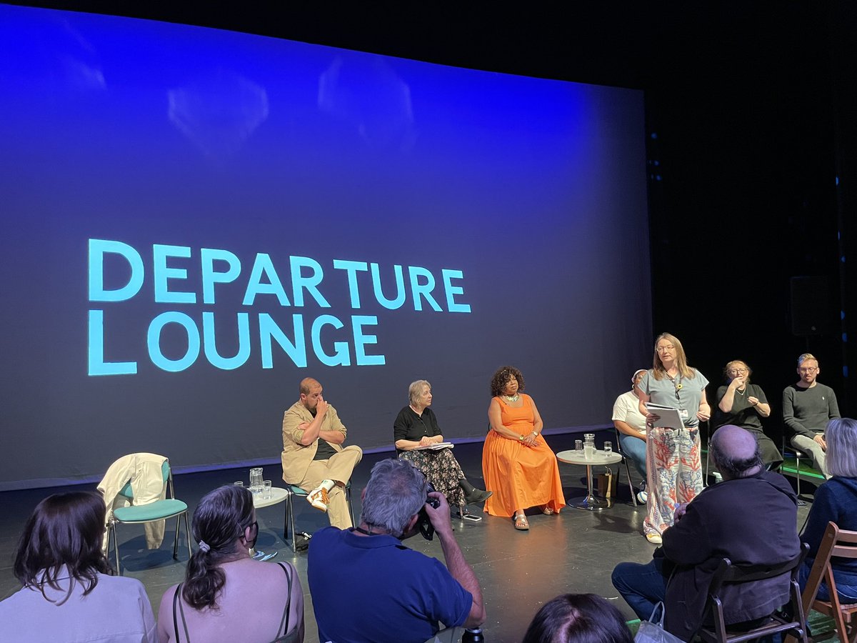 Genuine, frank and thought provoking panel (and audience) discussion yesterday at #DepartureLounge
<a href="/igcmidlands/">In Good Company</a> <a href="/derbytheatre/">Derby Theatre</a> you continue to grow in relevance &amp; opportunities
<a href="/ChrisSonnex/">Chris Sonnex</a> <a href="/cherylalaska/">Cheryl Martin</a> <a href="/tonideepaul/">Toni-Dee Paul</a> @SarahBrigham <a href="/lyngardner/">lyngardner</a> thank you for sharing #Art #Activism