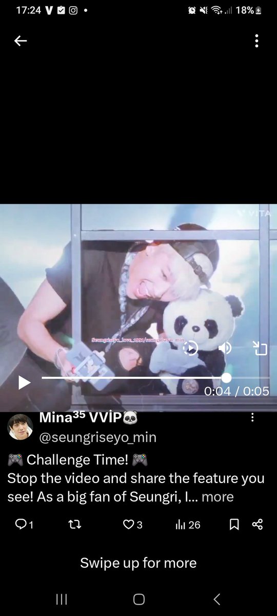Phuketbeach2022's tweet photo. 🎮 Challenge Time! 🎮
Stop the video and share the feature you see! As a big fan of Seungri, I dedicate this game to show my love. His talent and personality are my inspiration 💖🎶 #FanGame #LoveForSeungri #StopTheVideo #Seungri #VVİP
@Allforyou_23
@VIN_12_GD https://t.co/zlqyPnMETf