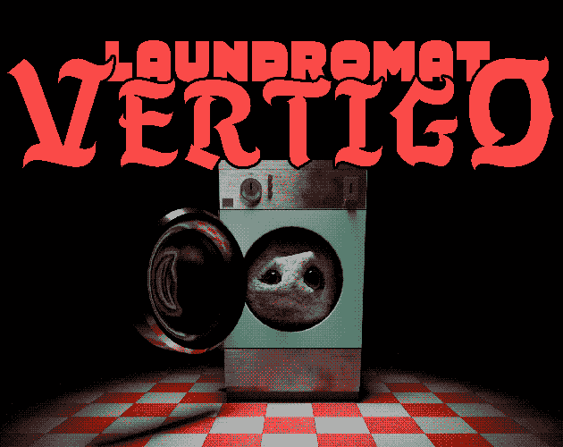 Laundromat Vertigo is a tiny game and is my first little field test in the horror genre. Its a tiny, free visual novel. I features a talking piece of lint. Play here: bit.ly/3S3st9c

Had a blast making this, but I'm also glad to go back to my happy adventure game now 😝