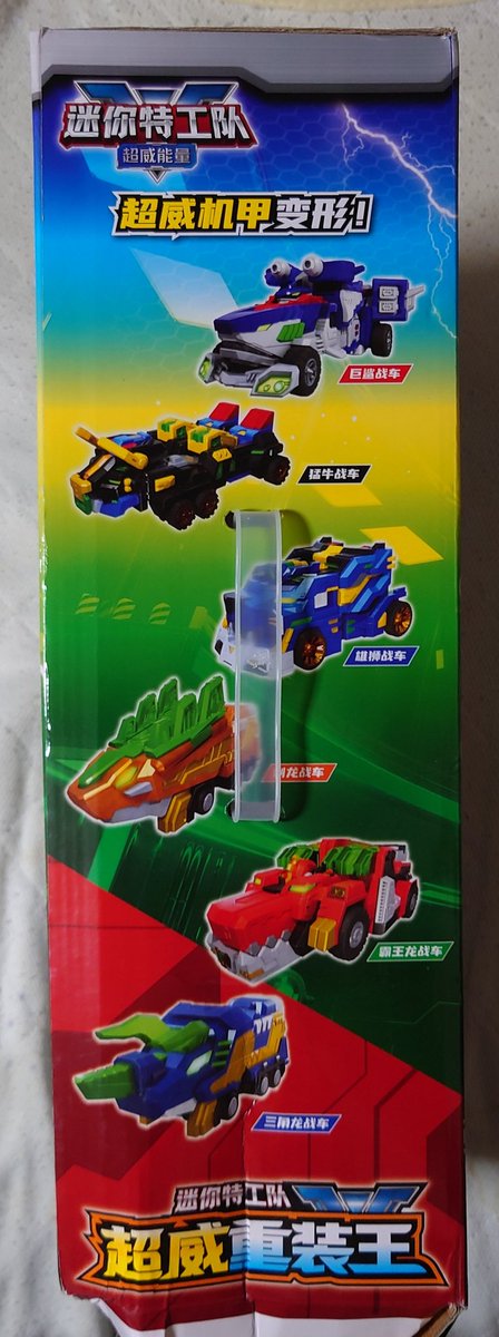 ミニフォースVレンジャーズのボルトレジェンドキングの中国流通縮小版