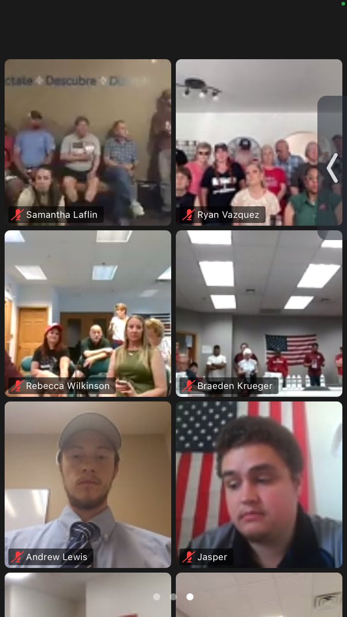 lesliehubertwi's tweet photo. Just wrapped up a great #TrumpForce47 training with @MarshaBlackburn and @WesleyHuntTX! Volunteers across Wisconsin are gearing up for a #DayOfAction to boost excitement for the historic @GOPconvention and rally votes for @realDonaldTrump this November! @WisGOP @GOP https://t.co/1cPCJJkvmS