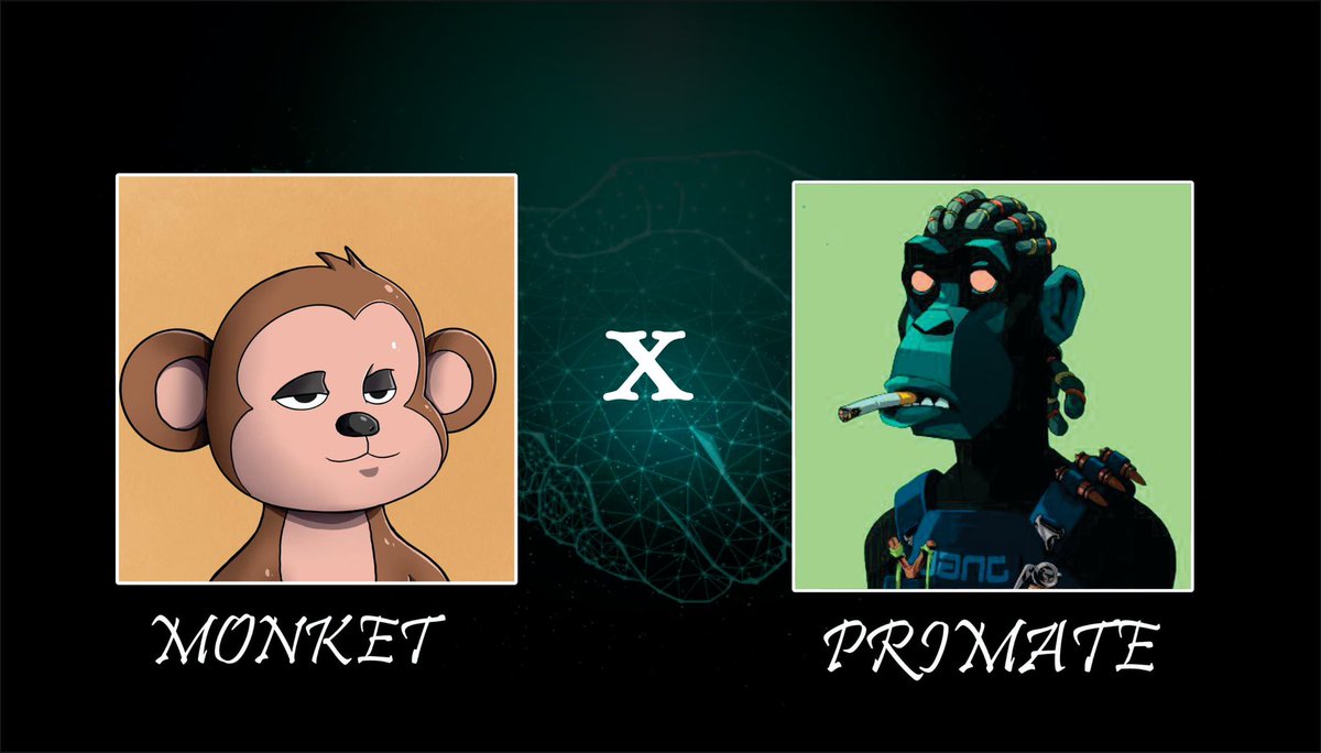 stake_mm's tweet image. MONKET has just secured a monumental partnership with the legendary @Primatesnft 

We are honored and thrilled to join forces with such a powerhouse.
 
Together, we’re set to redefine the NFT space and bring unparalleled value to our community