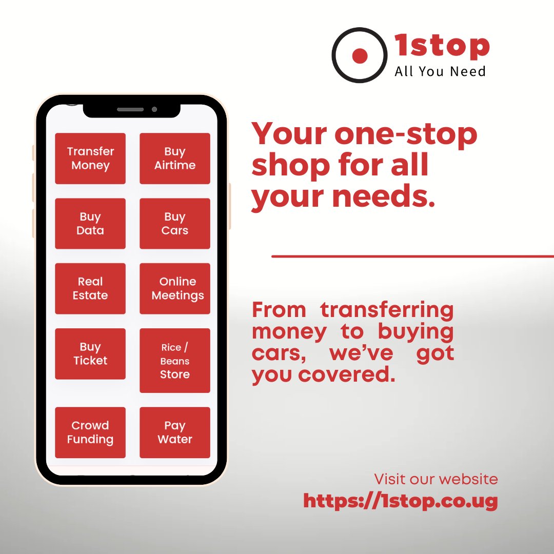 blinkpay1's tweet image. Welcome to 1 Stop! Your one-stop shop for all your needs. 

From transferring money to buying cars, we’ve got you covered. 
#1stop #OnlineStore #LetsGoCashless