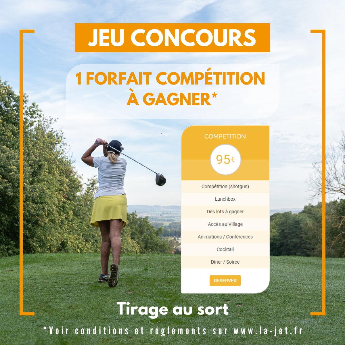La_Jet95's tweet photo. ⛳Tentez de gagner un forfait compétition pour la Journée des Entreprises et du Territoire du 24 septembre ! ⛳️

Pour participer : abonnez vous, ❤️ cette publication et partagez-la 

Tirage au sort le 16/09/24 à 12h00 !

#LaJet #JournéeDesEntreprisesEtDuTerritoire #Concours #Golf https://t.co/XeJHMRXVVV