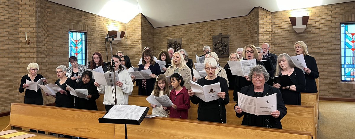 Huge thanks to all who sang in the Choir at Fr Steven’s ordination, today.  You sang so well, and enhanced the liturgy beautifully. <a href="/MbroDiocese/">MiddlesbroughDiocese</a>