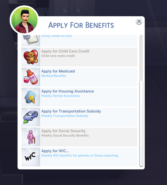 itsPlumlace's tweet photo. SimCare 2.0 is now public!

I also added the ability for teens to apply for benefits.

Grab now on https://t.co/PXNXaWNnTc https://t.co/gNwF1jXMhG