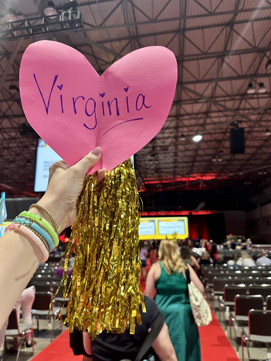 Virginia is Fired Up for General Session! 🔥 #asca24 #vaisforschoolcounselors #kansascity #asca