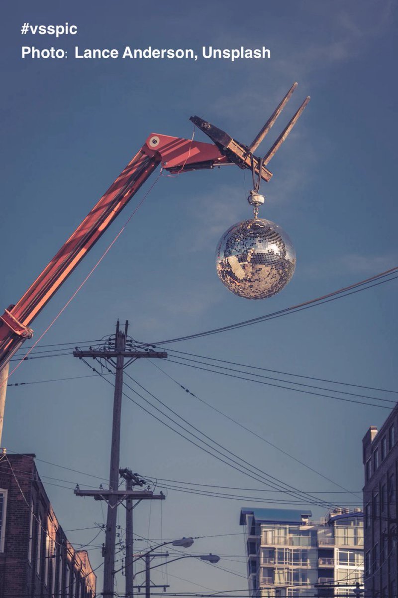 JohnInspired's tweet image. The disco ball. That magical, glittering orb that illuminated so many of our heart-pounding Saturday nights. Now exposed to the harsh light of day, it’s revealed to be a tawdry bauble - much like the hopes and dreams we held in our youth. #vsspic #anwriting #illusions