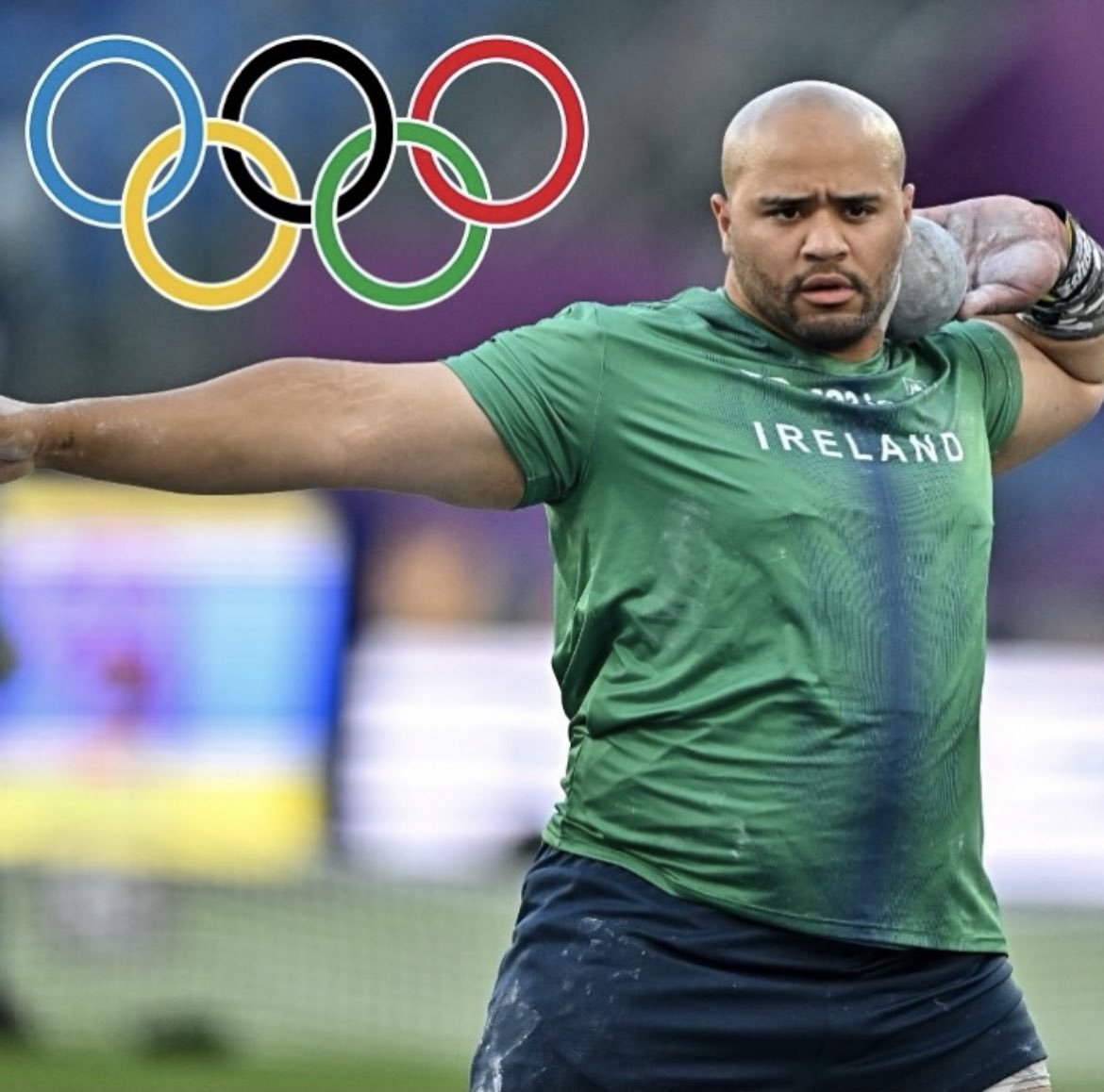 NRockathletics's tweet photo. #NR alumni Eric Favors is #RaiderReady for the Olympics after qualifying to compete in Paris this summer representing Ireland in the shot put.๐ฎ๐ช He is the first shot put athlete to compete for Ireland in over 30 years. Good luck in Paris Eric, you make us #RaiderProudโผ๏ธ https://t.co/mSNmTdmNZo