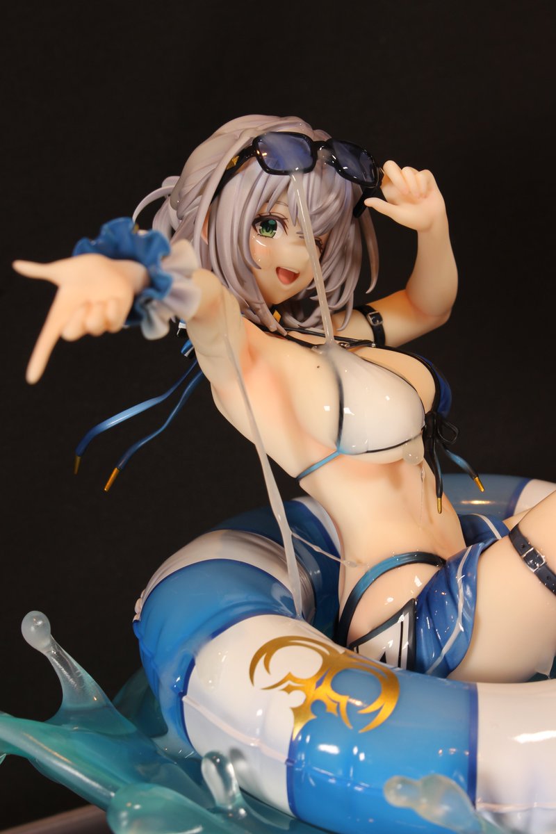 figure_bkk's tweet photo. 前回はお腹周りとか脚にかかったので、今日は顔とかおっぱい目掛けてやってみた。うーん…こんな身体、こんな格好で挟まれたり悪戯されて弄ばれてみたいですなぁ～。綺麗な脚とおっぱいに目が行きがちですが、この腋もなんとも素晴らしいですな
#フィギュアぶっかけ https://t.co/nhv1iTJzwT