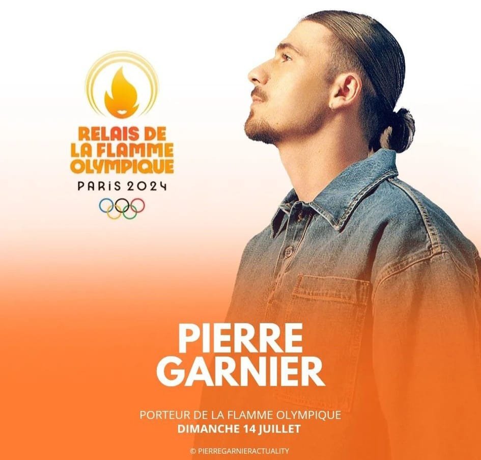 NewsTVReal's tweet photo. Pierre Garnier sera porteur de la flamme olympique ce dimanche 14 Juillet. 🇫🇷 #StarAcademy https://t.co/u7wc9RdXLi