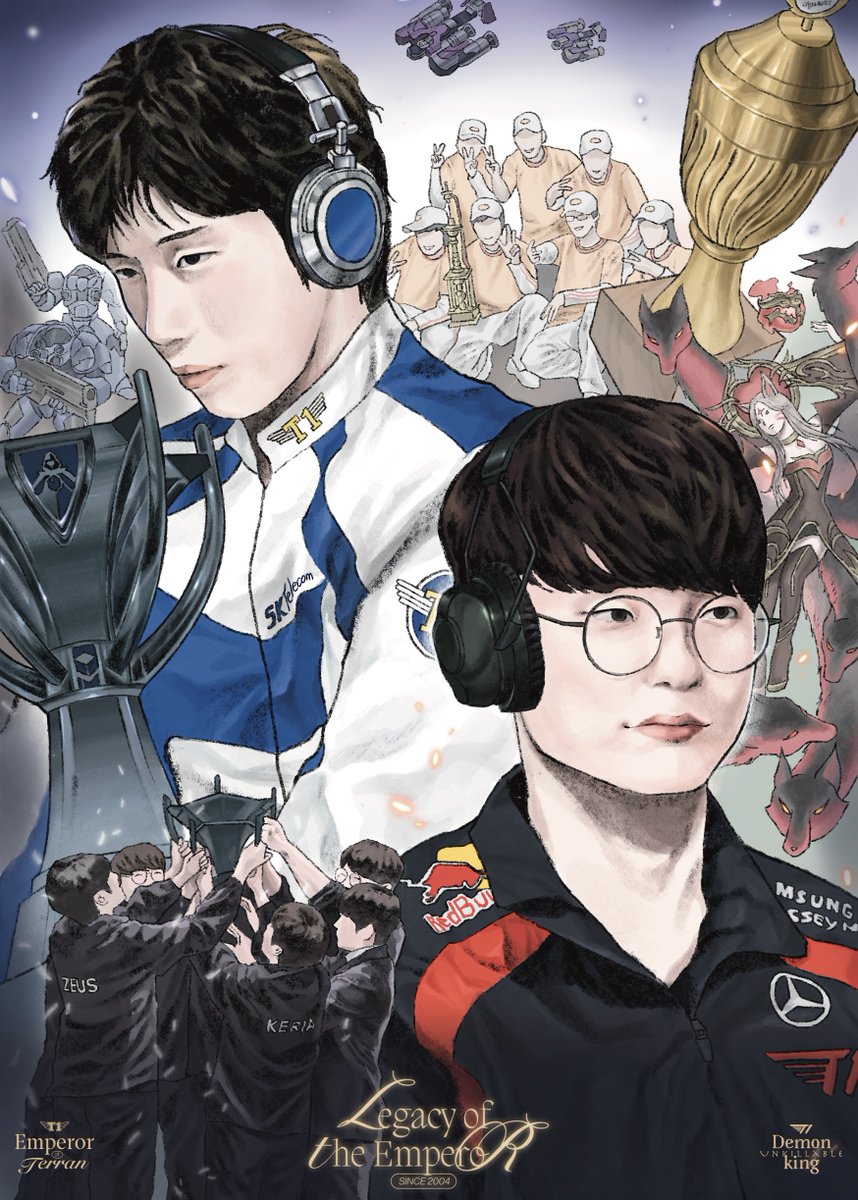 #T1WIN 
황제의 유산

당신은 스폰서 제안을 거절하고, 새 팀을 만들겠다고 했다. 이 판의 크기를 키우겠다고 했다. 팬카페에 반찬을 보내달라고 글을 올리거나, 고장 난 차를 미는 모습이 안쓰럽고도 한심했다.

하지만 결국 T1이 탄생했고,
당신이 키워낸 팀은 역사상 가장 강력한 제국이 되었다.