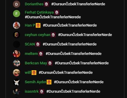 Sizler isimsiz kahramanlarsınız. Bir kez daha yükleniyoruz hadi. 👇🏻

#DursunÖzbekTransferlerNerde