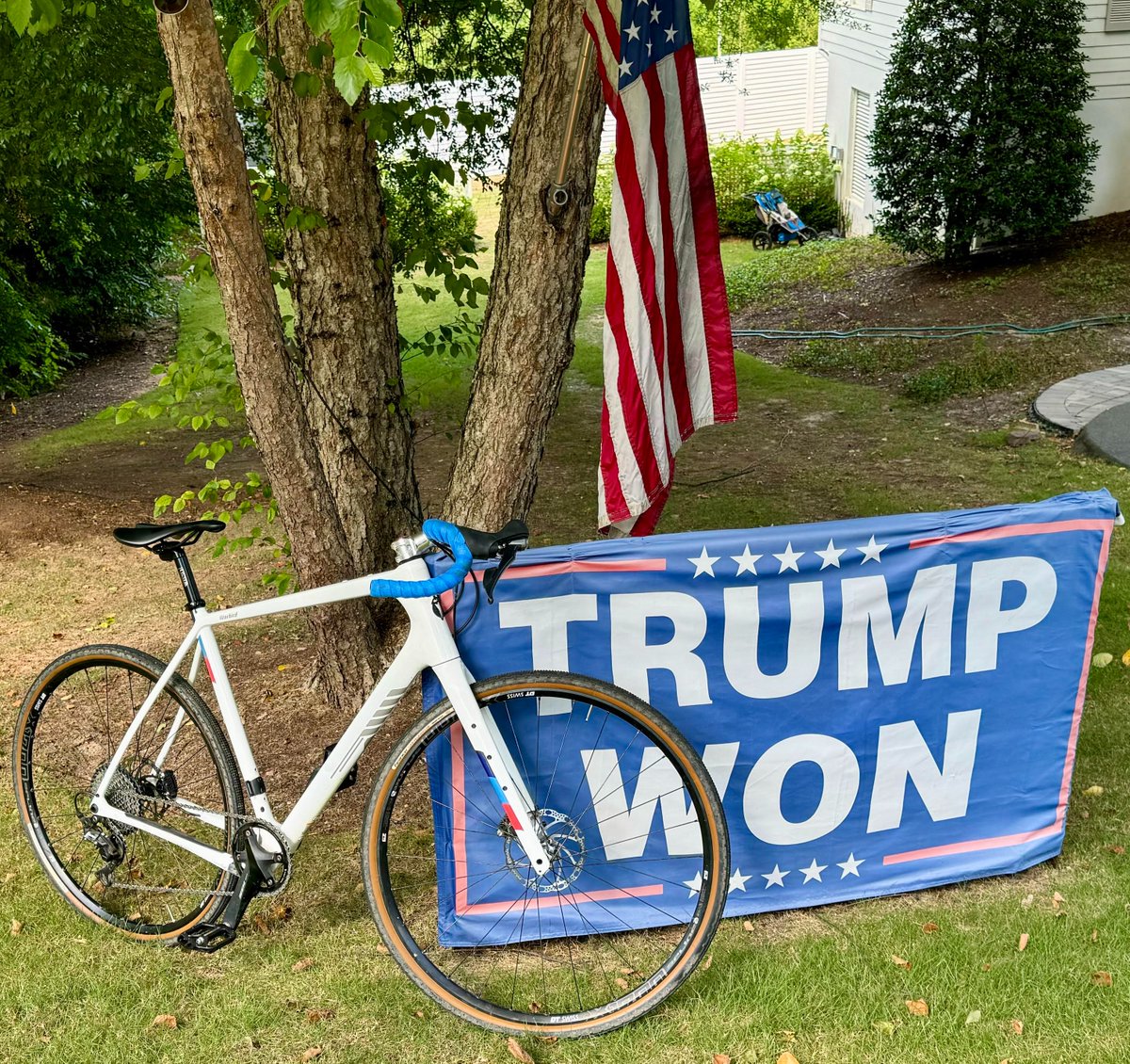 johnmkane1776's tweet image. 11 Months ago a radical leftist coward named James D. White, Jr. rode his bike under the cover of darkness to set my &quot;Trump Won&quot; sign on fire, not once, but twice.

Thanks to @Timcast and @bennyjohnson we were able to identify White as the arsonist using his Strava data.

I sued…