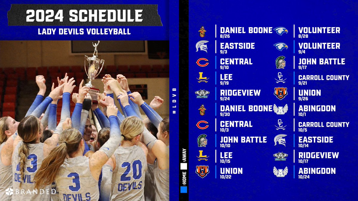 GCHSDevils's tweet image. 🚨𝙎𝘾𝙃𝙀𝘿𝙐𝙇𝙀 𝙍𝙀𝙇𝙀𝘼𝙎𝙀 🚨

Gate City Volleyball is set to defend its Region D crown and has compiled a fun and exciting 2024 schedule! #LDVB