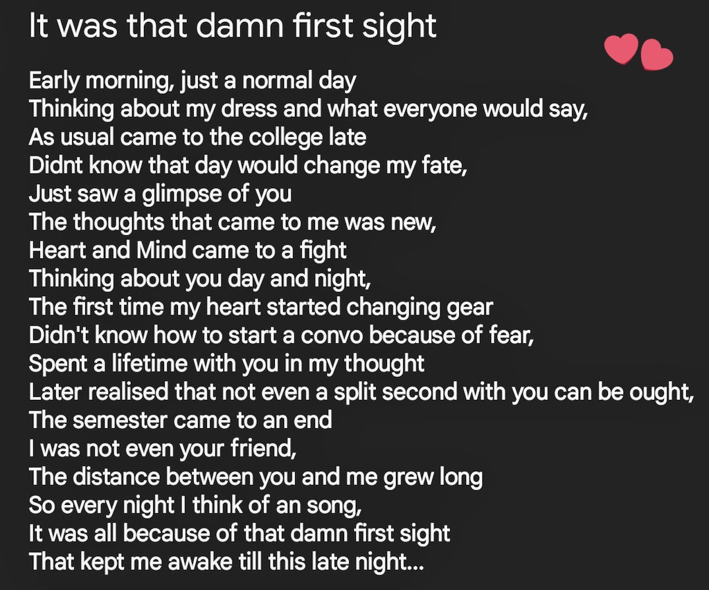 It was that damn first sight🪽
    - Narain💕