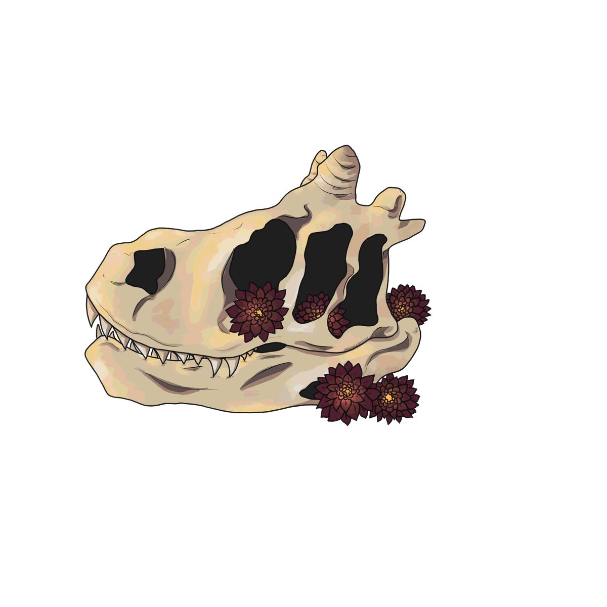 galacticvisi0ns's tweet photo. a lil carnotaurus is the latest addition to my fossil flower collection 🥰

///

#Carnotaurus #atcart #GalacticVisions https://t.co/RiwwAe00JD