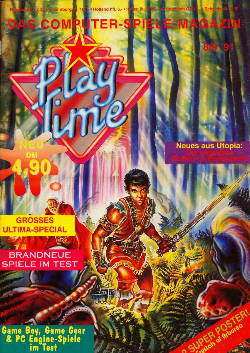 Cirdan1977's tweet photo. Zugegeben, die Cover und der Inhalt wurde mit der Zeit besser - hin und wieder gab es aber auch den einen oder anderen Ausrutscher. Zeit für einen Blätterabend in der Playtime :) #twitch #stream #retro #retrogamer #Playtime #PCAction #Blätterstream https://t.co/PGFd8ljPPc https://t.co/y5HsBKgEA2