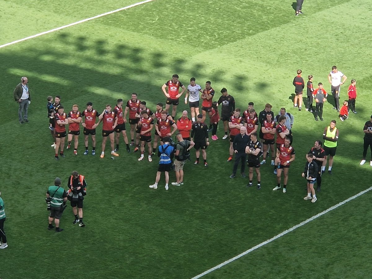 officialdowngaa's tweet photo. Tailteann Cup Final
Full time
Down: 0-14(14)
Laois: 2-6(12) https://t.co/y7WG6ew4Gf