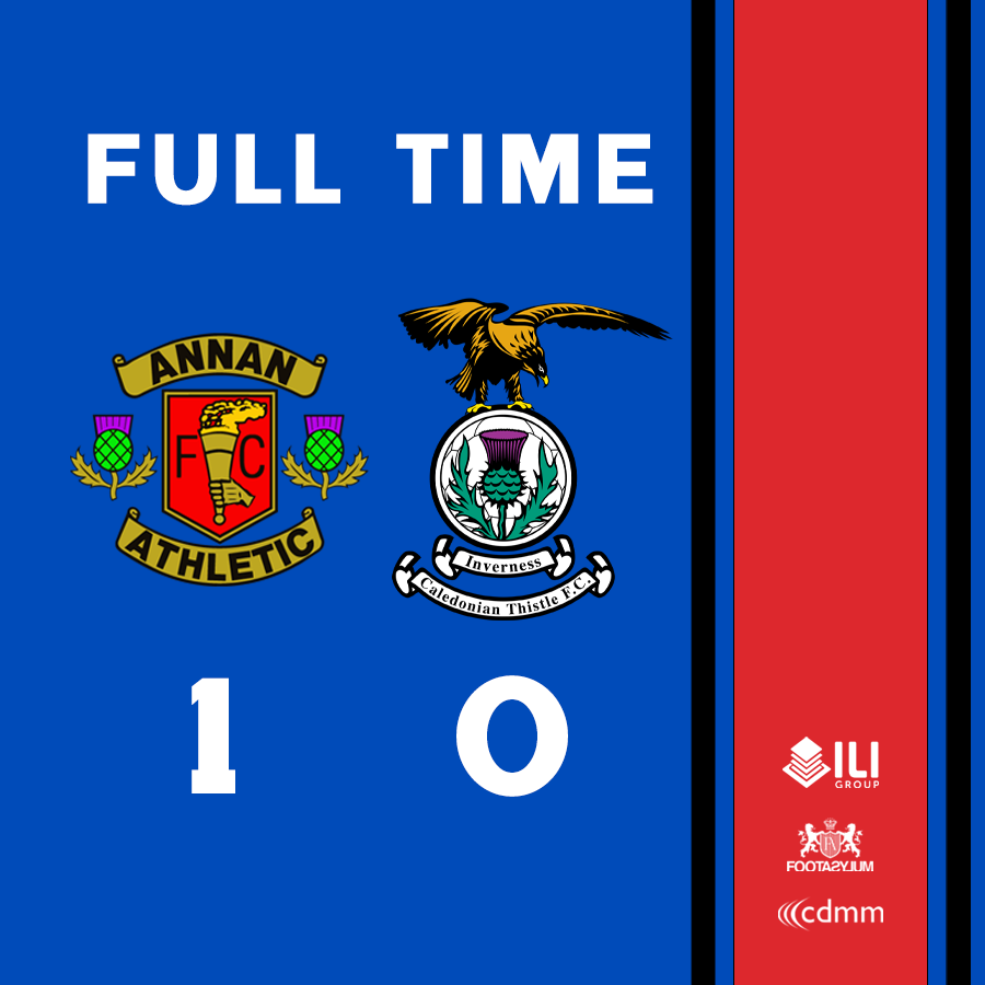 ICTFC's tweet photo. FULL TIME: Annan Athletic 1-0 ICTFC https://t.co/0h9ff8gofs