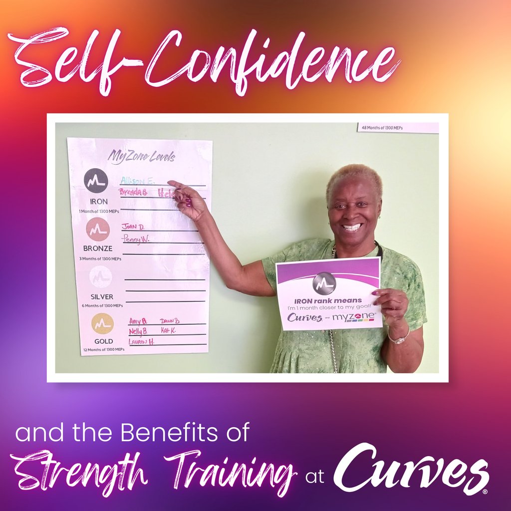 Did you know that our workouts aren't just about getting fit? They're also about building confidence from the inside out! curves.com/get-started

#CurvesStrong #StrengthTraining #CurvesFitness #SelfConfidence
