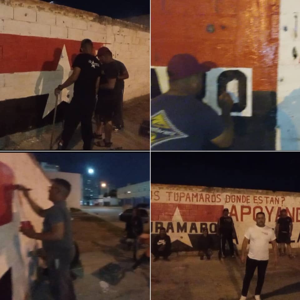 Seguimos pintados murales en nuestro camino al 28J 

Pintamos murales, pintamos esperanza. 

#TupamaroConNico 
#VotaTupamaro 

<a href="/NicolasMaduro/">Nicolás Maduro</a> 
<a href="/WBenavides_MRT/">Williams Benavides</a> 
<a href="/TupamaroMRT_/">Movimiento Revolucionario TUPAMARO Vzla.</a> 
<a href="/OrienteMRT_/">Bloque_OrienteMRT</a>