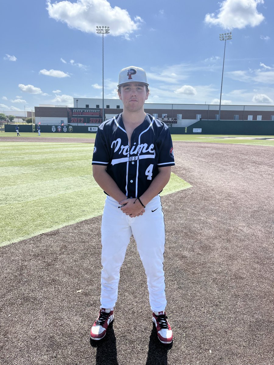 ✭Five Tool Texas✭ (@fivetooltexas) on Twitter photo F: <a href="/USAPrimeDFW/">USA Prime DFW</a> Lock 5, Phenom 15U Stars 0
PoG: Hayden Hall 6 IP, 6K, H
Notable: <a href="/StoneyCooley325/">Stoney Cooley</a> 2-3, 3B, RBI F: <a href="/USAPrimeDFW/">USA Prime DFW</a> Lock 5, Phenom 15U Stars 0
PoG: Hayden Hall 6 IP, 6K, H
Notable: <a href="/StoneyCooley325/">Stoney Cooley</a> 2-3, 3B, RBI
