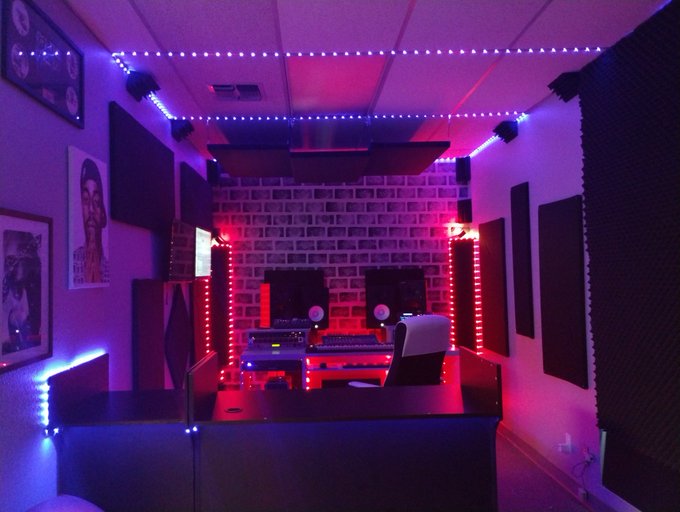 Mixing and editing rooms at the studio. Porn on surround sound and multiple monitors is crazy work. Video