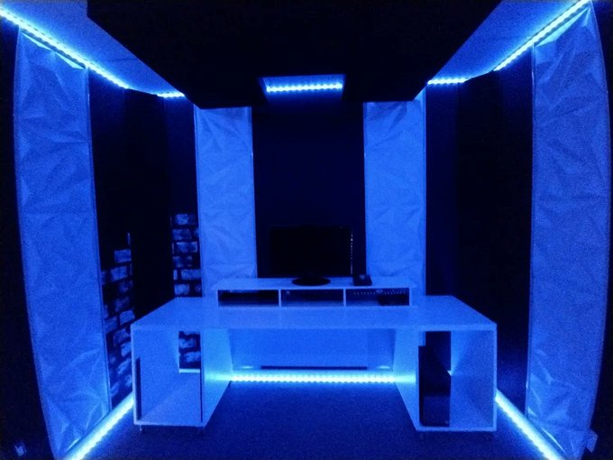 Mixing and editing rooms at the studio. Porn on surround sound and multiple monitors is crazy work. Video
