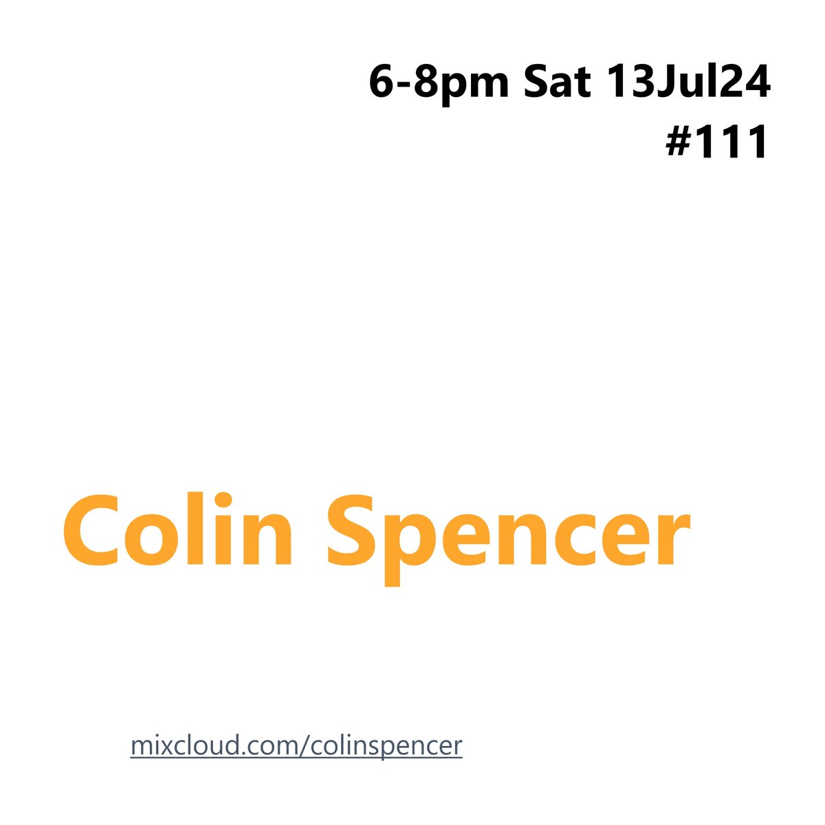ColinsCuts's tweet photo. 6pm (UK) #today
#ColinSpencer Programme #111
▶️https://t.co/hIq4qdv1UW
#DiscoverAndRemember, at least, #Circuit3's #PeterFitzpatrick championing #Telex for #ThreeOriginalsByEach; #Erasure and #TheBalanescuQuartet during my #MuteRecords #FromTheBeginning feature plus... #joinme https://t.co/wRT3VGBQaD